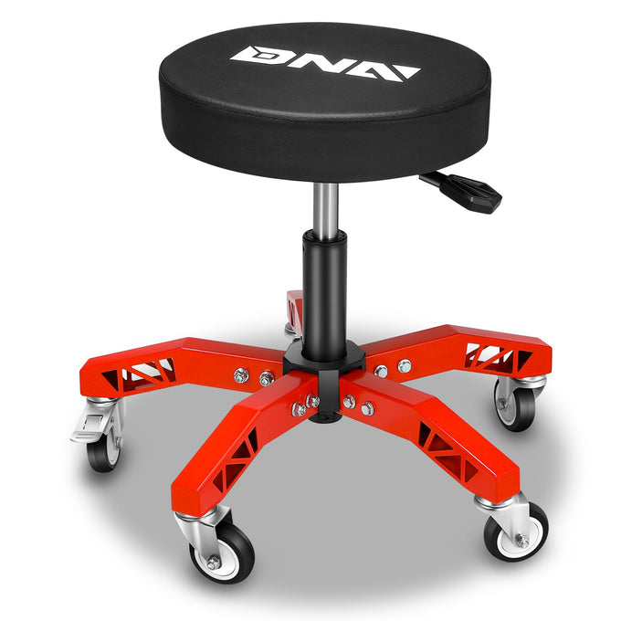 Adjustable Height Rolling Seat, 300 lbs Capacity <br> Dimension (in.): 21.2 W X 21.2 D X 18.5 - 23.5 H