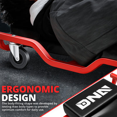 38 in. 300 lb Rolling Mechanic Creeper <br> Dimension(in.): 38 L x 17 W x 4.33 H
