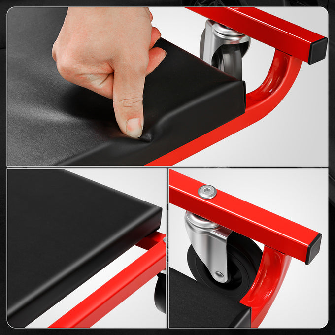 38 in. 300 lb Rolling Mechanic Creeper <br> Dimension(in.): 38 L x 17 W x 4.33 H