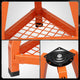 300 lbs Steel Padded Tool Seat w/Triangular Tray <br> Overall Dimension:32.1 in. X 17.9 in. X 13.46 in.