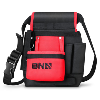 2-in-1 9 in. Adjustment Canvas Tools Waist Bag <br> 9.4 in.L X 11.4 in. H