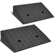 2pcs Rise Rubber Incline Ramps <BR> 19.7 in L x 13.8 in W x 5.5 in H in.