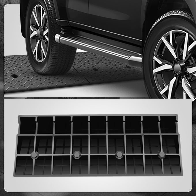 Rise Rubber Incline Ramps <BR> 38.6 in L x 15 in W x 5.9 in H in.