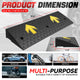 2pcs Rise Rubber Curb Ramp Arrow <br>37.4 L in. x 9.8 W in. x 4.3 H in.