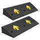 2pcs Rise Rubber Curb Ramp Arrow <br>37.4 L in. x 9.8 W in. x 5.5 H in.