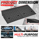 1pc Rise Rubber Curb Ramp <br> 38.5 L in. x 19.6 W in. x 6.3 H in.