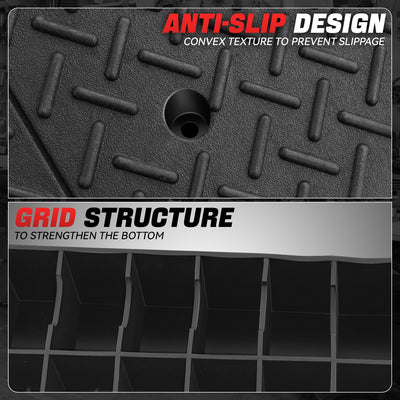 1pc Rise Rubber Curb Ramp <br> 38.5 L in. x 19.6 W in. x 7.9 H in.