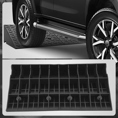1pc Rise Rubber Curb Ramp <br> 38.5 L in. x 19.6 W in. x 7.9 H in.