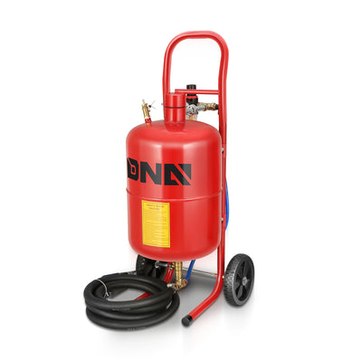 60-110 psi 5 Gallon Sand Blaster w/4 Ceramic Nozzles<br>Sandblaster Air Compressors