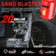 60-110 psi 20 Gallon Sand Blaster w/4 Ceramic Nozzles<br>Sandblaster Air Compressors