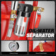 60-110 psi 20 Gallon Sand Blaster w/4 Ceramic Nozzles<br>Sandblaster Air Compressors