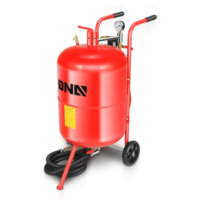 60-110 psi 20 Gallon Sand Blaster w/4 Ceramic Nozzles<br>Sandblaster Air Compressors