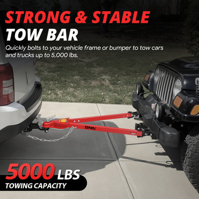5000 lbs Carbon Steel Tow Bar <br>Universal