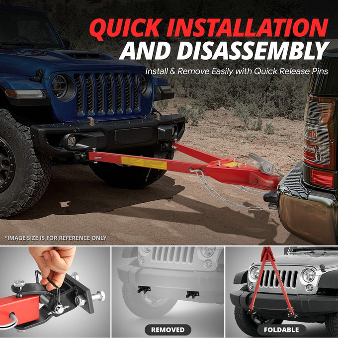 5000 lbs Carbon Steel Tow Bar <br>Universal