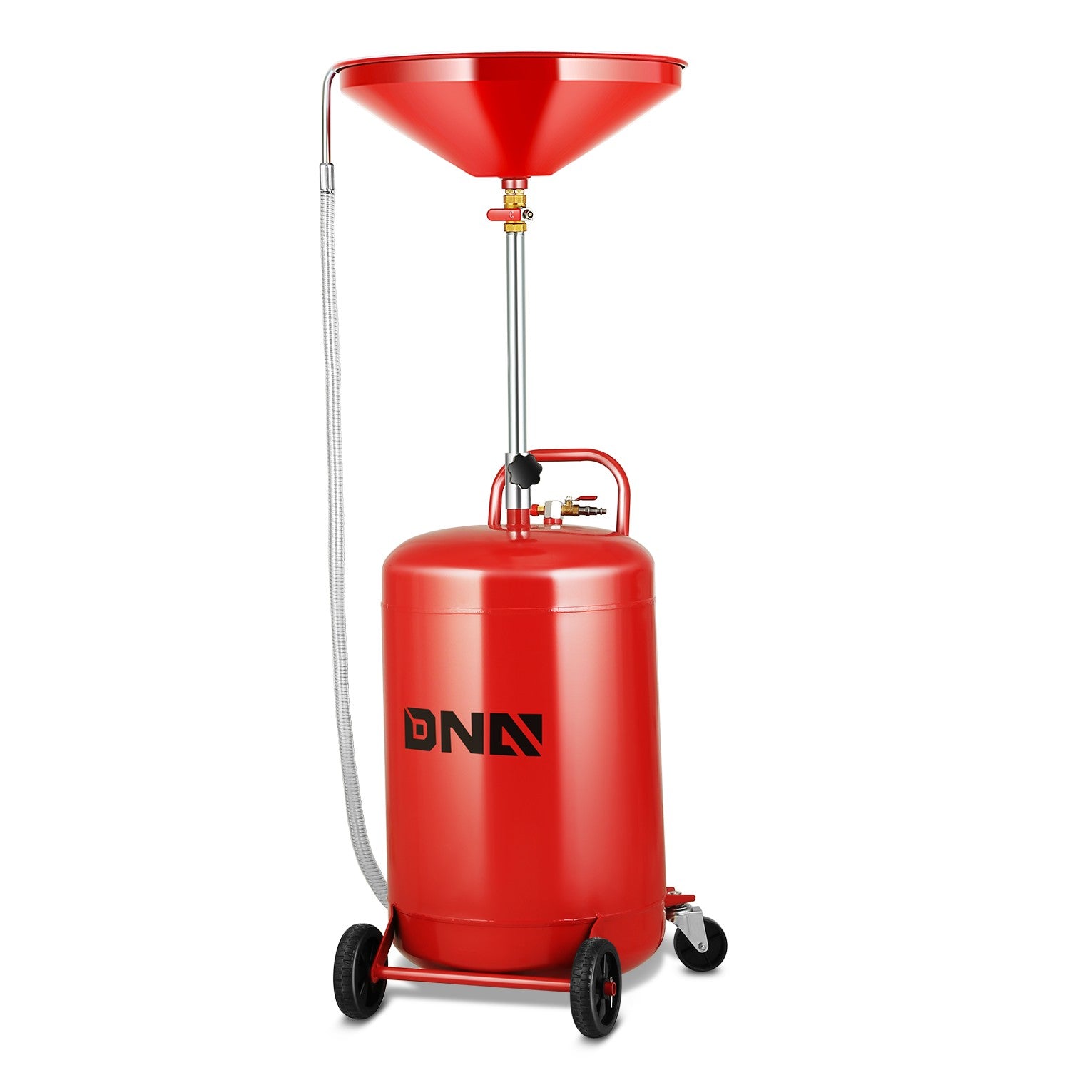 Portable 21 Gallon Waste Oil Drain Tank<br>Adjustable Heights Ranging From 38 to 65 in.