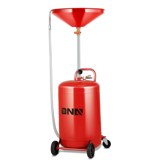 Portable 21 Gallon Waste Oil Drain Tank<br>Adjustable Heights Ranging From 38 to 65 in.