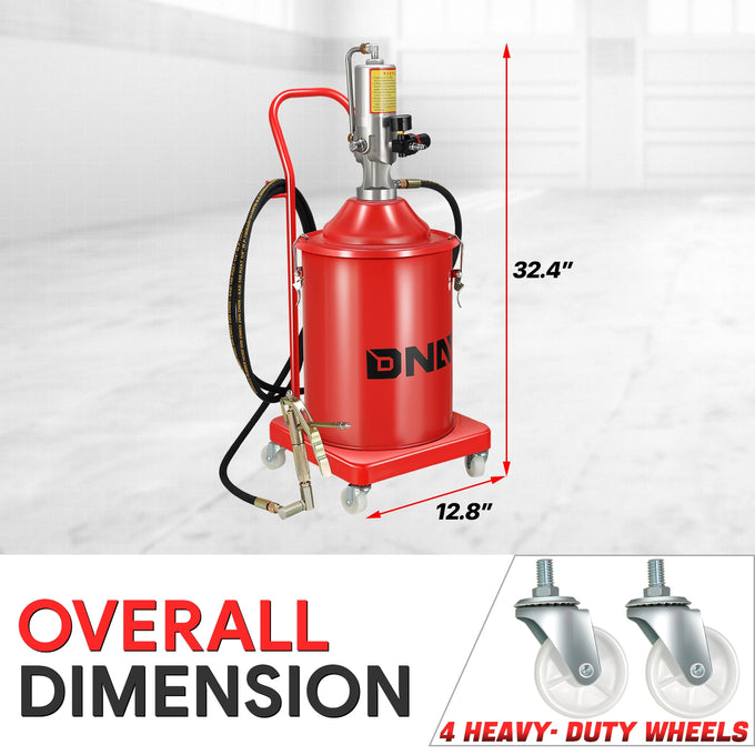 Leak-proof 5 Gallon Air Grease Pump<br>w/60 Mpa 13FT Hose