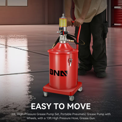 Leak-proof 5 Gallon Air Grease Pump<br>w/60 Mpa 13FT Hose