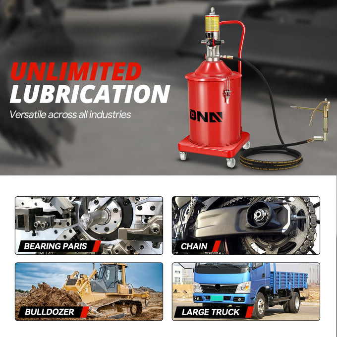 Leak-proof 5 Gallon Air Grease Pump<br>w/60 Mpa 13FT Hose