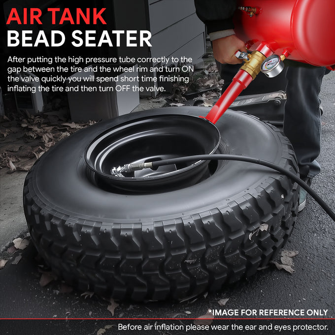 5 Gallons Air Tire Bead Seater Blaster Tool Set<br>Inflator For Trunk ATV