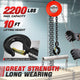 1 Ton Hand Chain Hoists w/Load Chain <br> Dimension ( in.): 5.5 L X 5 W X 8.3 H