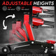3 Ton Hydraulic Trolley Floor Jack <br> Lifting Height Range: 7.7 in. - 21 in.