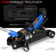 2-Ton Portability Hydraulic Floor Jack <br> Lifting Height of 5.1 and a Max. Height of 13 in.