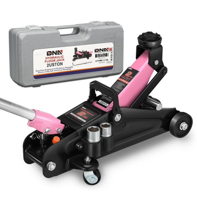 2-Ton Portability Hydraulic Floor Jack <br> Lifting Height of 5.1 and a Max. Height of 13 in.