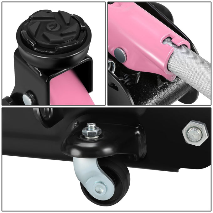 2-Ton Portability Hydraulic Floor Jack <br> Lifting Height of 5.1 and a Max. Height of 13 in.