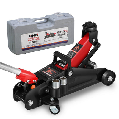 2-Ton Portability Hydraulic Floor Jack <br> Lifting Height of 5.1 and a Max. Height of 13 in.