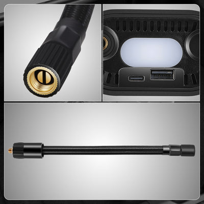 150PSI Wireless Portable Cordless Air Pump<br>4000mAh Long-Life Large-Capacity Battery