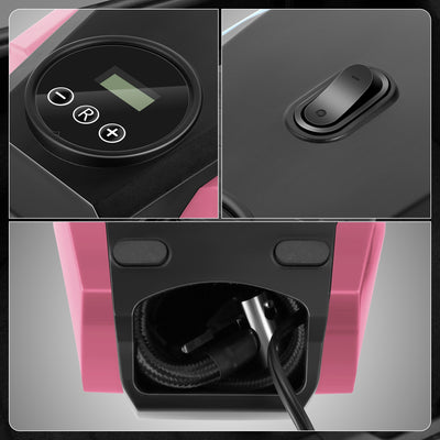 12V Digital Wireless Portable Air Pump<br>For Small Cars Tire Up To 50 PSI & 245 mm