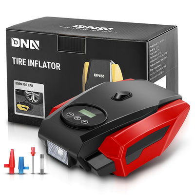 12V Digital Wireless Portable Air Pump<br>For Small Cars Tire Up To 50 PSI & 245 mm