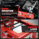 300LBS Hydraulic Motorcycle Scissor Jack Lift <br> Overall Dimension(in.): 16.14 L X 13.38 W