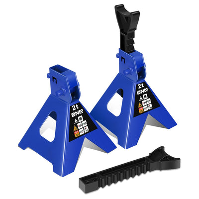 2-Piece 2 Ton Adjustable Jack Stand <br> Adjustable lift range:10.6 in. -15.5 in.