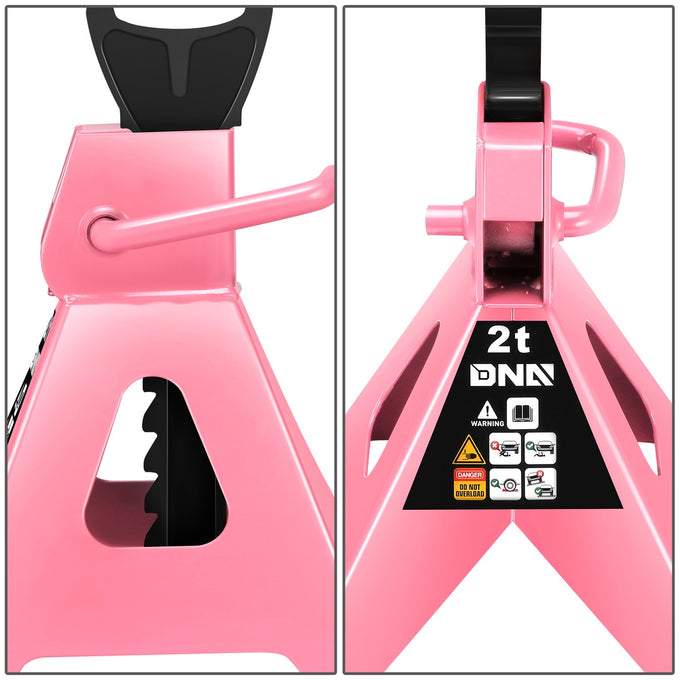 2-Piece 2 Ton Adjustable Jack Stand <br> Adjustable lift range:10.6 in. -15.5 in.