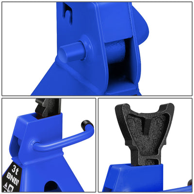 2-Piece 3 Ton Adjustable Jack Stand <br> Adjustable lift range:10.8 in. -15.7 in.