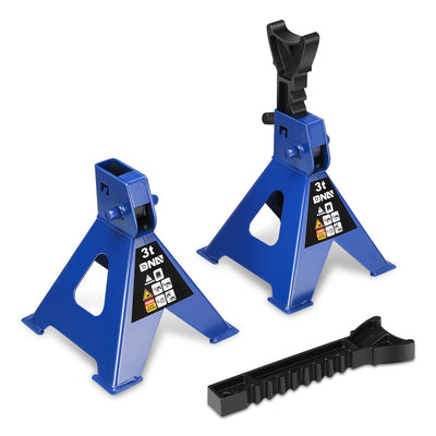2-Piece 3 Ton Adjustable Jack Stand <br> Adjustable lift range:10.8 in. -15.7 in.