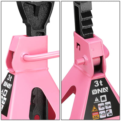 2-Piece 3 Ton Adjustable Jack Stand <br> Adjustable lift range:10.8 in. -15.7 in.