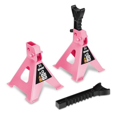 2-Piece 3 Ton Adjustable Jack Stand <br> Adjustable lift range:10.8 in. -15.7 in.