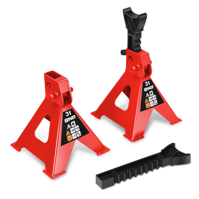 2-Piece 3 Ton Adjustable Jack Stand <br> Adjustable lift range:10.8 in. -15.7 in.