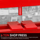 10.2 in. Max H-Frame 6-Ton Hydraulic Shop Press<br>Adjustable Benchtop Work Table