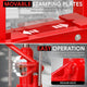 10.2 in. Max H-Frame 6-Ton Hydraulic Shop Press<br>Adjustable Benchtop Work Table