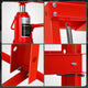 28.7 in. Max H-Frame 20-Ton Hydraulic Shop Press<br>Adjustable Benchtop Work Table