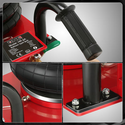 7700lbs 5.9 in. -15.7 in. Short Handle Air Bag Jack<br>w/5 Built Steel Tubes