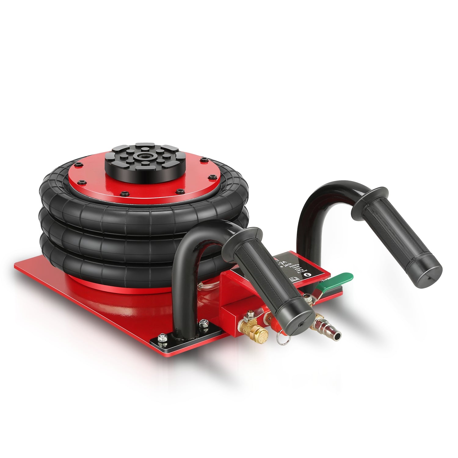 7700lbs 5.9 in. -15.7 in. Short Handle Air Bag Jack<br>w/5 Built Steel Tubes