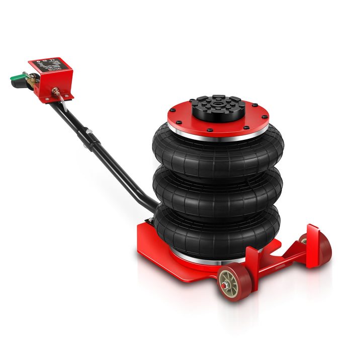 7700lbs 5.9 in. -15.7 in. Long Handle Air Bag Jack<br>w/5 Built Steel Tubes