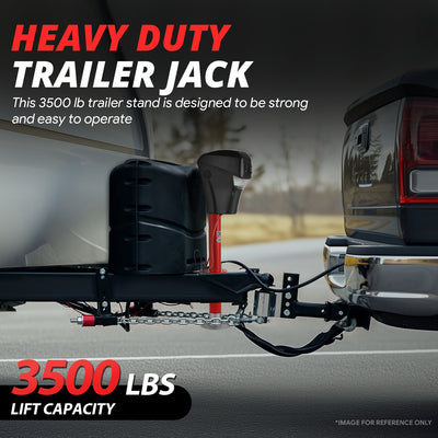 12V DC 3500lbs Electric Power Tongue Trailer Jack<br>Lifting Range To Be 31.5 in-50.2 in.