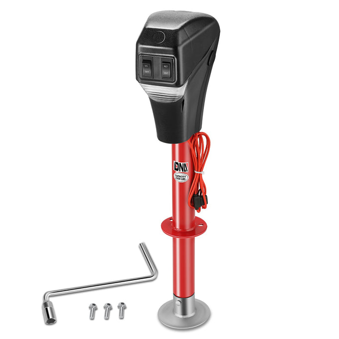 12V DC 3500lbs Electric Power Tongue Trailer Jack<br>Lifting Range To Be 31.5 in-50.2 in.