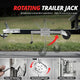 1000LBS Dual Wheel Tongue Trailer Tongue Jack<br>Lifting RangeTo Be 12.6â€?2.8 in.